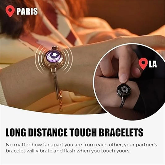 Totwoo Long Distance Touch Couple Bracelets